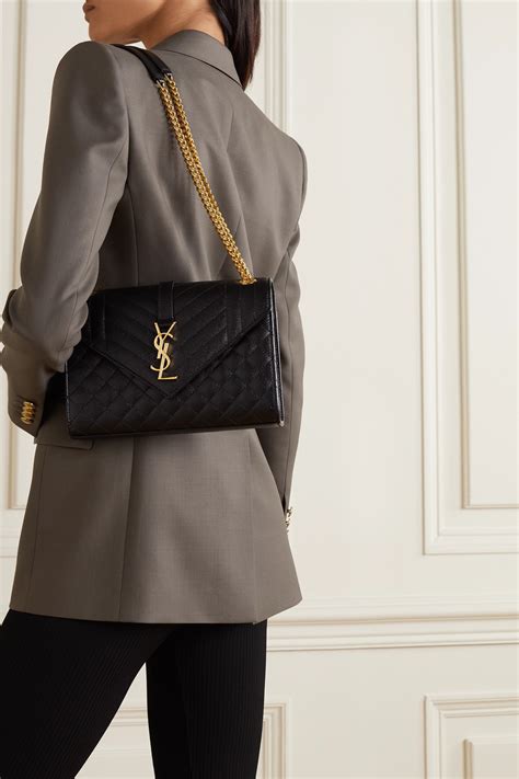 envelope medium bag ysl silver medium|ysl large envelope bag.